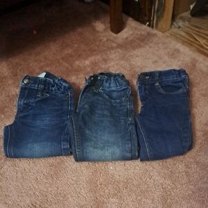 Boys Lot Of 2 Jeans Size 3T.